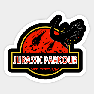 Jurassic Parkour Sticker